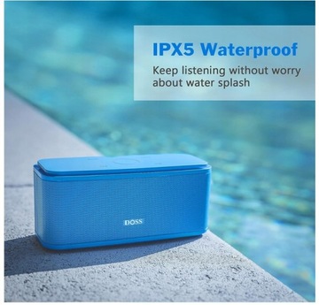 ПОРТАТИВНАЯ БЕСПРОВОДНАЯ ДИНАМИКА DOSS SOUNDBOX БЕЛАЯ BLUETOOTH 12 Вт IPX5