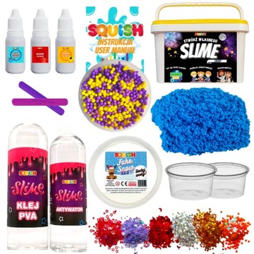 ZESTAW SLIME GALAXY BOX KREATYWNYM 17W1 NA PREZENT NA PREZENT