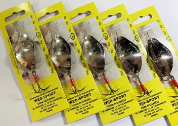 Błystka wahadłowa KARLINKA kołobrzeska Przychoćko K3 12g srebro, pamiątkowa