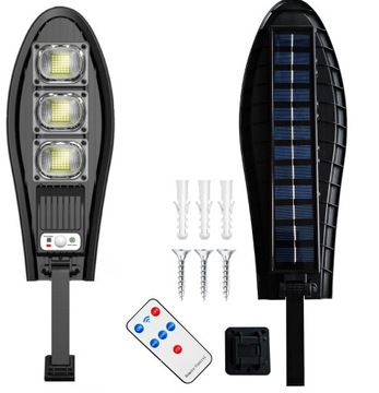 LAMPA SOLARNA Z CZUJNIKIEM RUCHU ZMIERZCHU + PILO