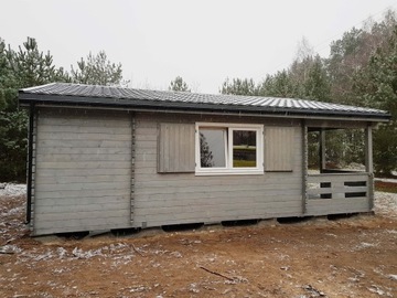 ДЕРЕВЯННЫЙ ДОМ «ЛАВЕНДА» 48 м2 ИЗ БРЕВНА