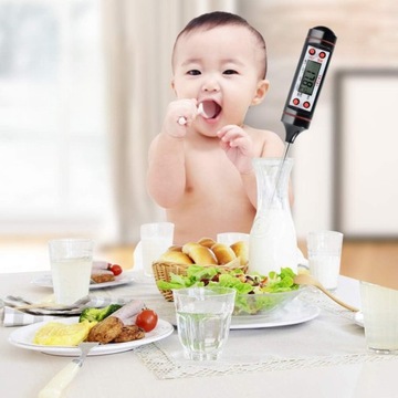 ЦИФРОВОЙ КУХОННЫЙ ТЕРМОМЕТР С ЗОНДОМ ДЛЯ МЯСА, ГРИЛЯ, ЖАРКИ, ЖК-дисплей