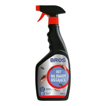 BROS 007 PREPARAT NA OWADY BIEGAJĄCE KARALUCHY PCHŁY PLUSKWY RYBIKI 500ML