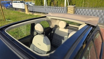 Fiat 500 II CC Seria 4 1.2 69KM 2019 Fiat 500 C Cabrio Śliczny Dolcevita 37 tys prz, zdjęcie 14