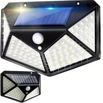 LAMPKA SOLARNA LED LAMPA ZEWNĘTRZNA KINKIET ŚCIENNA ELEWACYJNA OGRODOWA