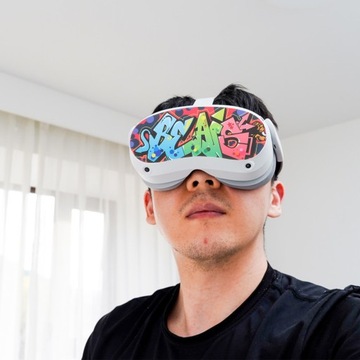 Тема для очков VR Очки VR 4 наклейки