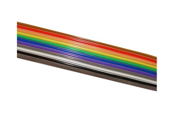 Taśma AWG28 10-żył KOLOR 1mb