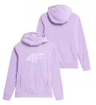 BLUZA POLAROWA Z KAPTUREM 4F POLAR DAMSKI
