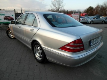 Mercedes Klasa S W220 Sedan 3.2 (320 CDI) 197KM 2002 Mercedes-Benz Klasa S Salon Polska Pelna opcja Niski przebieg 3.2 Diesel, zdjęcie 2