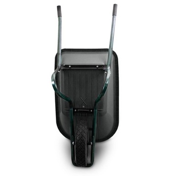 САДОВАЯ тачка 100л 250кг ПВХ ЧАША ЧЕРНЫЕ КОЛЕСА