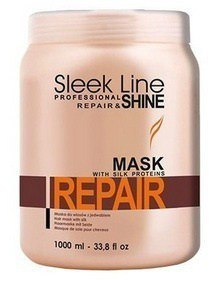 STAPIZ SLEEK LINE ВОССТАНАВЛИВАЮЩАЯ МАСКА С ШЕЛКОМ 1Л HIT