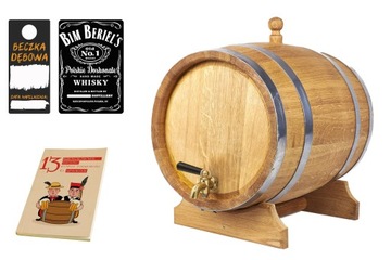 Дубовая бочка 20л для виски, самогона, вина, ликеров (с сертификатом ПЖ)