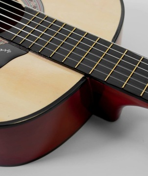 Gitara klasyczna 3/4 7/8 Naturalna jasny brąz od 12 lat dzieci i dorosłych