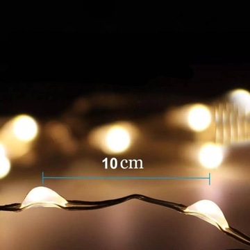 Солнечные садовые фонари - микролампы 12м 100LED