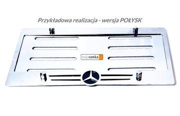 Маленькая рамка номерного знака Dodge RAM Horn USA для коротких номеров