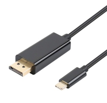 KABEL Przewód USB-C Display Port DisplayPort Adapter Thunderbolt 3.0 4.0 4K