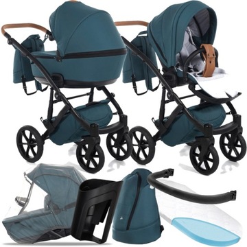 КОЛЯСКА JUNAMA 2IN1 SPACE 03 I + ОРИГИНАЛЬНЫЕ АКСЕССУАРЫ