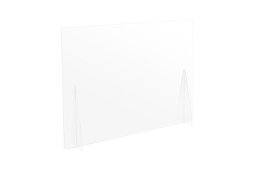 Ochronna Osłona Przegroda z plexi 100x75 na biurko