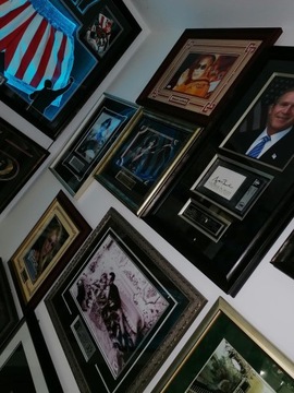Barack Obama Autograf w pięknej oprawie ! UNIKAT !