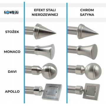 Карниз металлический одинарный 16 мм 180 см на колесиках