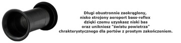 Корпус сабвуфера диаметром 25 см с фазоинвертором для DD Audio