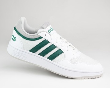 Buty sportowe męskie ADIDAS HOOPS 3.0 SUMMER IG1484 białe skóra eko 43,5