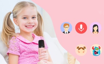 Динамик, микрофон, караоке, Bluetooth, подарки с 2 микрофонами для детей