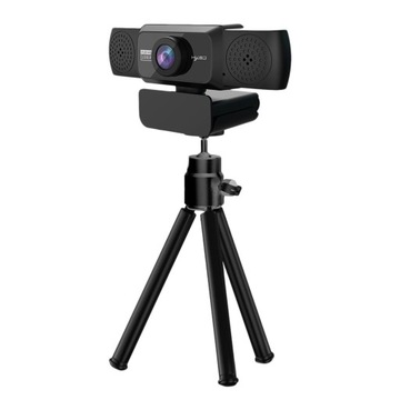 Kamera internetowa z mikrofonem, kamera internetowa 1080P do komputera stacjonarnego/laptopa, komputer do transmisji strumieniowej