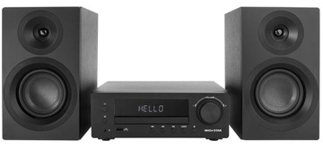 Mini wieża + pilot, mp3, radio, FM, DAB+, Bluetooth, USB