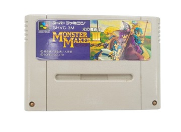 Gra Super Famicom Nintendo Monster Maker 3 shvc 3m