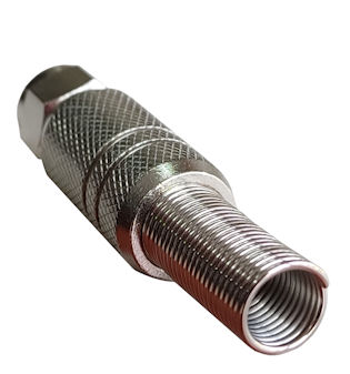 F РАЗЪЕМ ДЛЯ КАБЕЛЯ RG6U С РАЗЖИМОМ