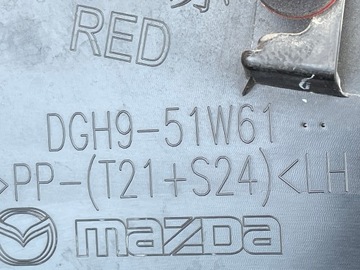 LISTWA OSŁONA BŁOTNIKA LEWY TYŁ MAZDA CX-30