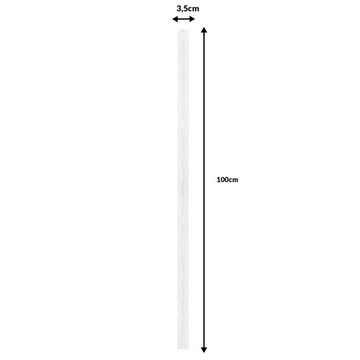 ПЕТЛЯ МЕБЕЛЬНАЯ STRIP STRIP 100см, БЕЛАЯ