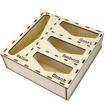 Organizator kuchni, zamki błyskawiczne Sandwich Dr