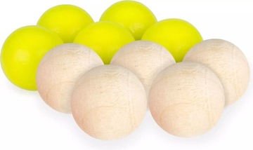 Kule drewniane do gry bule Petanque GET GO x10