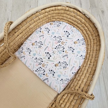 ПОДУШКА НА КЛИНЕ ДЛЯ MOSES BASKET GONDOLA + НАВУШКА