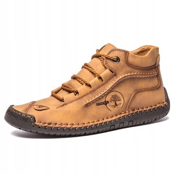 Ręcznie szyte oddychające buty męskie