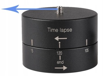 Głowica 120 Statyw obrotowy Minutnik TimeLapse GOPRO 12 DJI ACTION (GP.30)