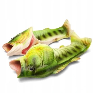 ТАПОЧКИ шлепанцы FUN FISH удобный размер 24-46 Сидим дома С юмором