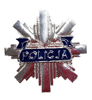 ODZNAKA POLICJANTA METALOWA POLICJA ZABAWA