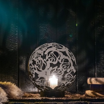 KULA Ogrodowa Dekoracyjna BOHO LED Nowość ZESTAW