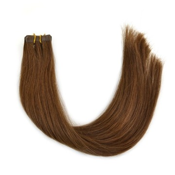 WŁOSY NATURALNE PREMIUM PASMO 50cm TAPE ON KOLOR 3