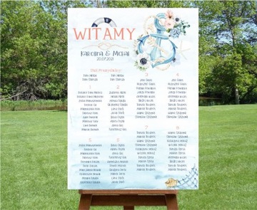 План свадебного стола для гостей 65x100 НОВИНКА