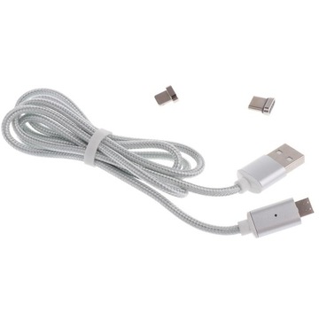 USB Data Sync Kabel ładujący Nylonowy pleciony prz