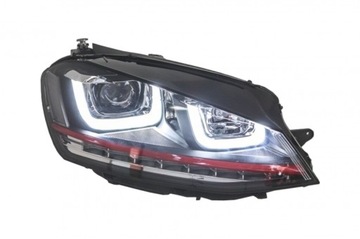 3D светодиодные фары ДХО для VW Golf 7 VII 12-17 R20