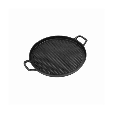 PATELNIA ŻELIWNA PŁYTA GRILLOWA 31CM GRILL ŻELIWO