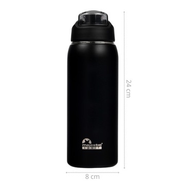 Термобутылка, термос, стальная бутылка для воды с носиком, Majestic Sport, 750 мл
