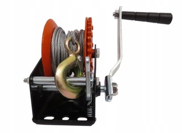 ЛЕБЕДКА, РУЧНАЯ РУЧКА, ТРОСОВАЯ ЛЕБЕДКА, 1125 кг