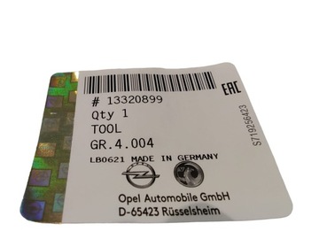 OPEL INSIGNIA DEMONTÁŽ KLÍČ AUTOMATICKÉ PŘEVODOVKY ŘAZENÍ ŠPUNT ORIG.