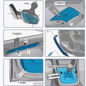 3 шт. автомобильные дверные зажимы, дверные ручки, экв.